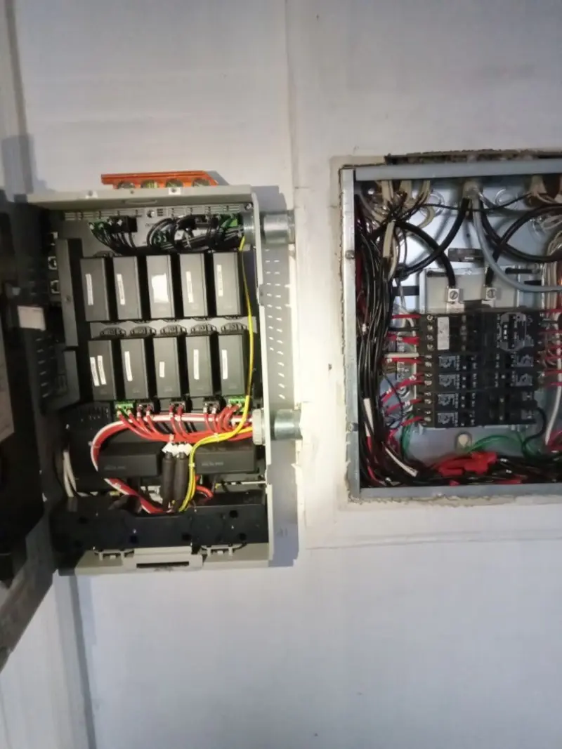 Electrical panel upgrade completed for Ring Doorbell Installation in Jersey Village